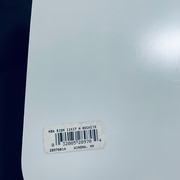 NBA Reserved Parking Houston Rockets Sign - Picture 2 of 3